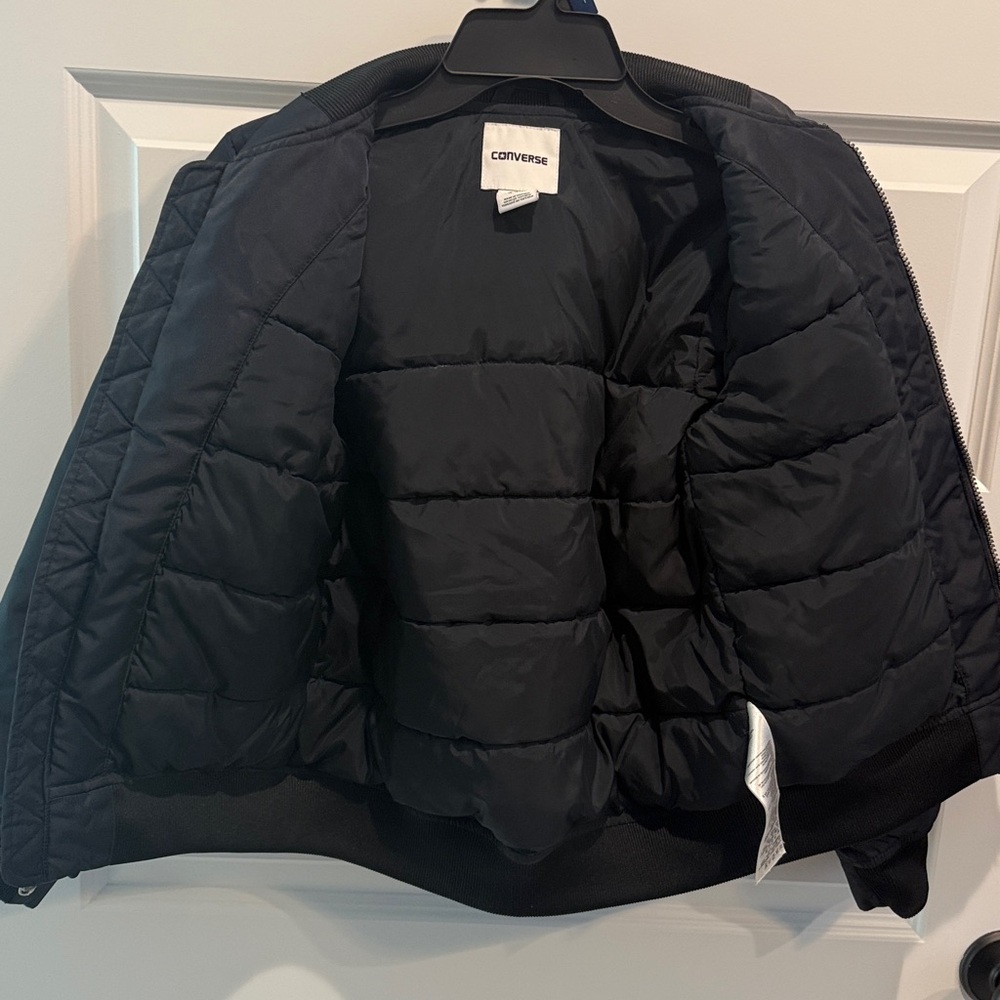 Converse Black Jacket with Logo - Picture 8 of 10